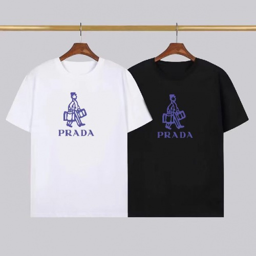 Replica Prada T-Shirts Short Sleeved For Men #1008749 $23.00 USD for Wholesale