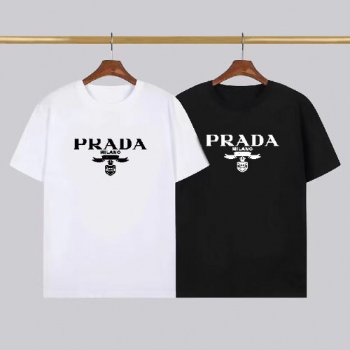 Replica Prada T-Shirts Short Sleeved For Men #1008753 $23.00 USD for Wholesale