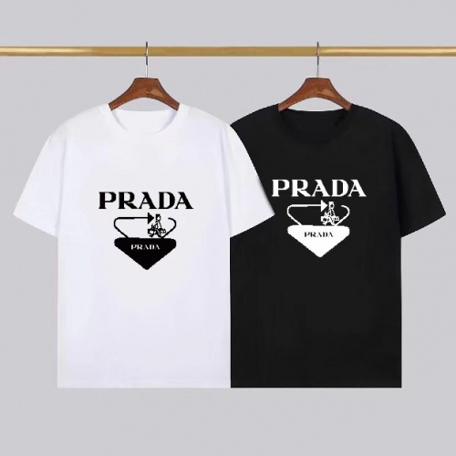 Replica Prada T-Shirts Short Sleeved For Men #1008775 $23.00 USD for Wholesale