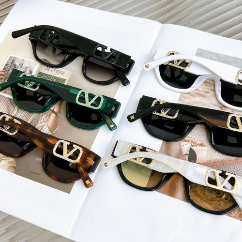 Replica Valentino AAA Quality Sunglasses #1008846 $60.00 USD for Wholesale