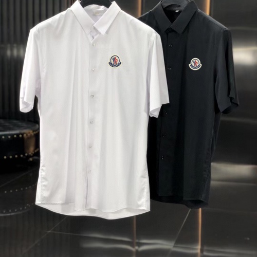 Replica Moncler Shirts Short Sleeved For Men #1008912 $38.00 USD for Wholesale