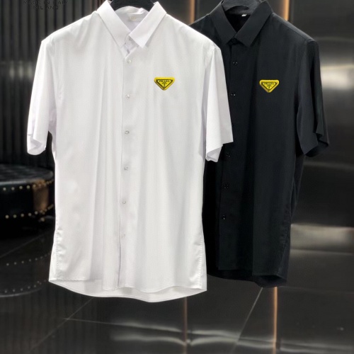 Replica Prada Shirts Short Sleeved For Men #1008913 $38.00 USD for Wholesale