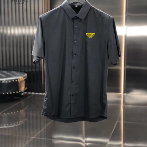 Prada Shirts Short Sleeved For Men #1008914 $38.00 USD, Wholesale Replica Prada Shirts