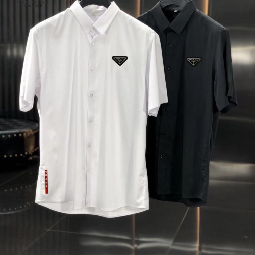 Replica Prada Shirts Short Sleeved For Men #1008915 $38.00 USD for Wholesale