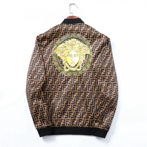 Replica Fendi Jackets Long Sleeved For Men #1008938 $42.00 USD for Wholesale