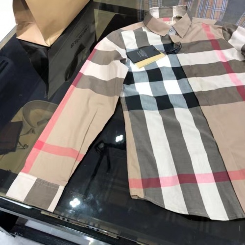 Replica Burberry Shirts Long Sleeved For Women #1008945 $64.00 USD for Wholesale