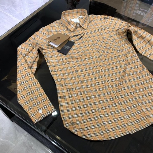 Replica Burberry Shirts Long Sleeved For Women #1008975 $64.00 USD for Wholesale