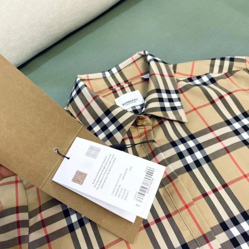 Replica Burberry Shirts Long Sleeved For Women #1008979 $64.00 USD for Wholesale