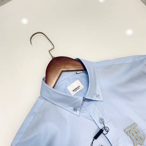 Replica Burberry Shirts Long Sleeved For Men #1008981 $64.00 USD for Wholesale