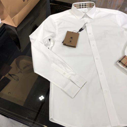 Replica Burberry Shirts Long Sleeved For Men #1008983 $64.00 USD for Wholesale