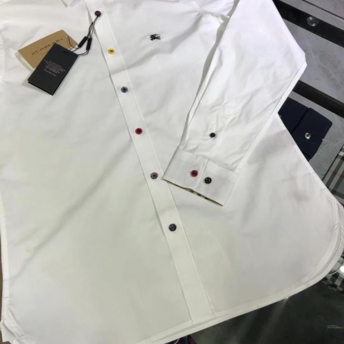 Replica Burberry Shirts Long Sleeved For Men #1008989 $64.00 USD for Wholesale