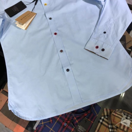 Replica Burberry Shirts Long Sleeved For Men #1008996 $64.00 USD for Wholesale