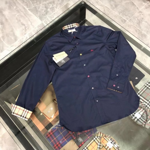 Burberry Shirts Long Sleeved For Men #1008997 $64.00 USD, Wholesale Replica Burberry Shirts