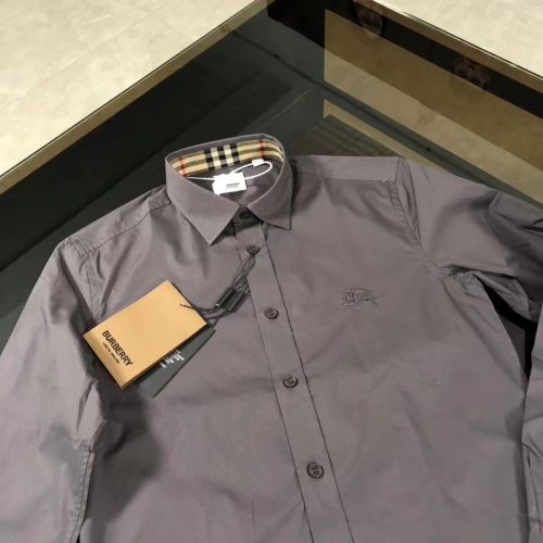 Replica Burberry Shirts Long Sleeved For Men #1009004 $64.00 USD for Wholesale