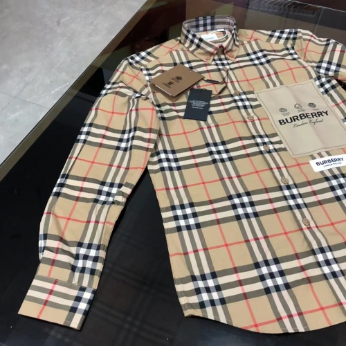 Replica Burberry Shirts Long Sleeved For Men #1009020 $72.00 USD for Wholesale