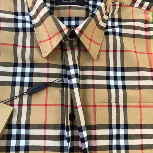 Replica Burberry Shirts Long Sleeved For Men #1009035 $64.00 USD for Wholesale