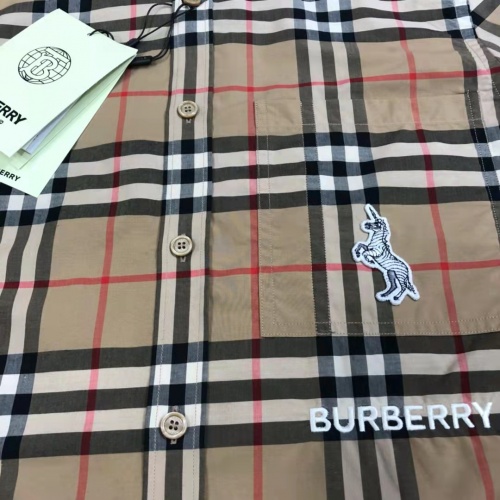 Replica Burberry Shirts Long Sleeved For Men #1009039 $72.00 USD for Wholesale