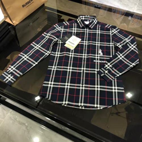 Burberry Shirts Long Sleeved For Men #1009040 $72.00 USD, Wholesale Replica Burberry Shirts