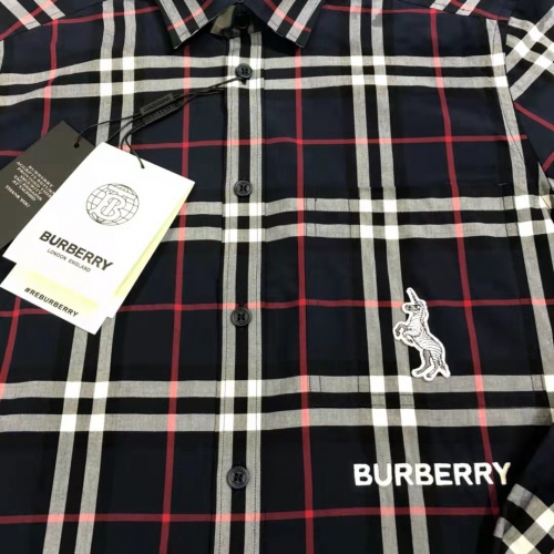 Replica Burberry Shirts Long Sleeved For Men #1009040 $72.00 USD for Wholesale