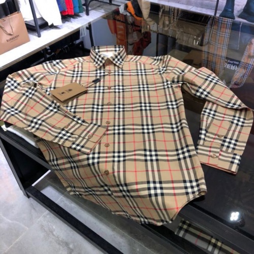 Replica Burberry Shirts Long Sleeved For Men #1009044 $72.00 USD for Wholesale