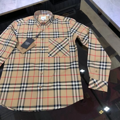Replica Burberry Shirts Long Sleeved For Men #1009046 $72.00 USD for Wholesale
