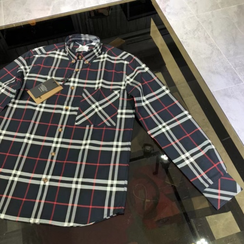 Replica Burberry Shirts Long Sleeved For Men #1009048 $72.00 USD for Wholesale