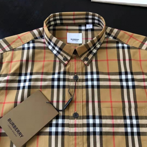 Replica Burberry Shirts Long Sleeved For Men #1009053 $64.00 USD for Wholesale