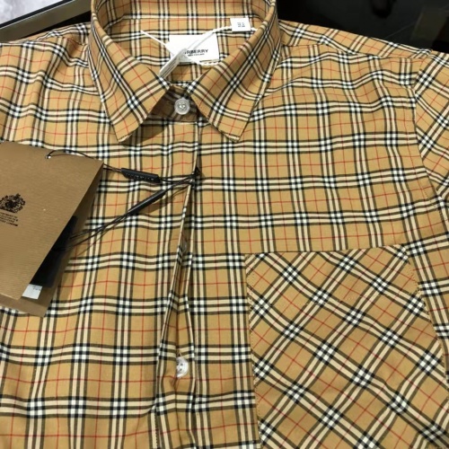 Replica Burberry Shirts Long Sleeved For Men #1009056 $64.00 USD for Wholesale