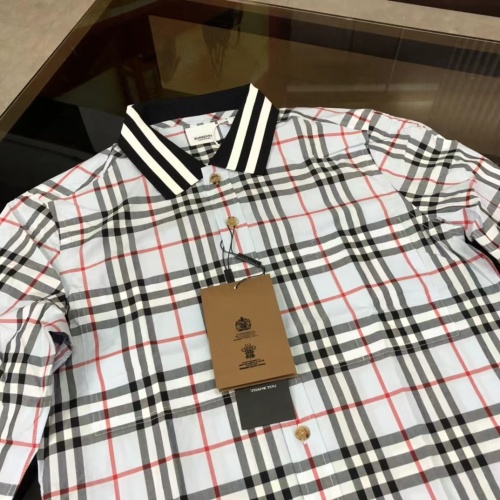 Replica Burberry Shirts Long Sleeved For Men #1009064 $72.00 USD for Wholesale