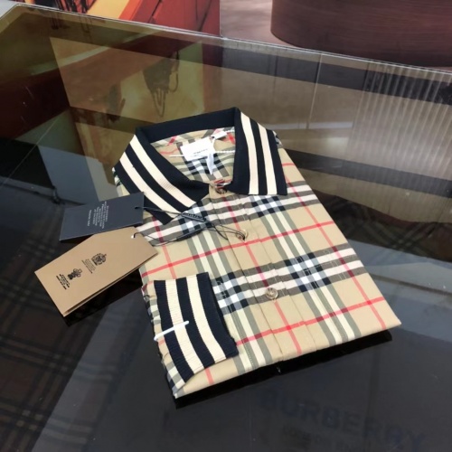Replica Burberry Shirts Long Sleeved For Men #1009065 $72.00 USD for Wholesale
