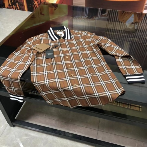 Replica Burberry Shirts Long Sleeved For Men #1009066 $72.00 USD for Wholesale
