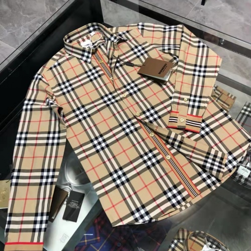 Burberry Shirts Long Sleeved For Men #1009068 $64.00 USD, Wholesale Replica Burberry Shirts