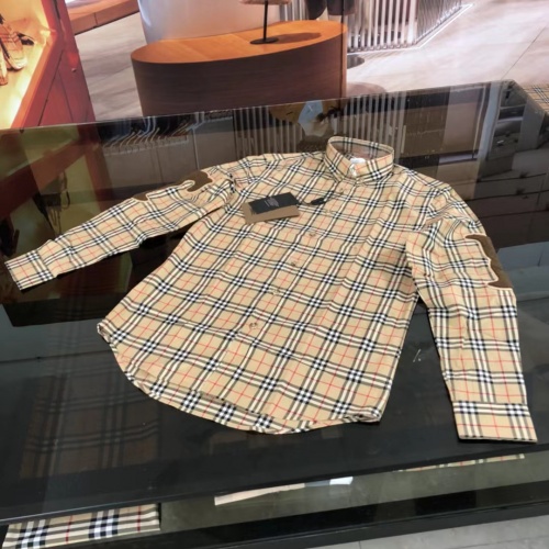 Burberry Shirts Long Sleeved For Men #1009071 $72.00 USD, Wholesale Replica Burberry Shirts