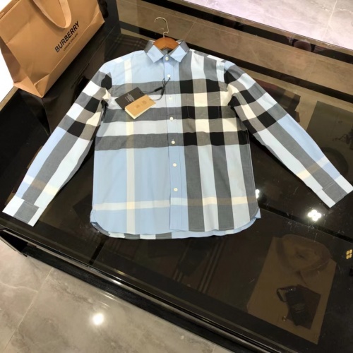Burberry Shirts Long Sleeved For Men #1009080 $64.00 USD, Wholesale Replica Burberry Shirts