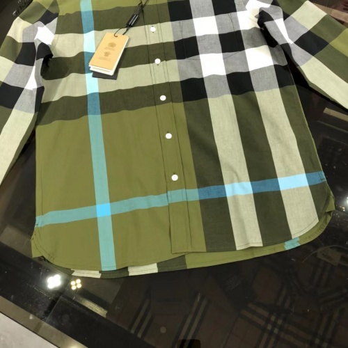 Replica Burberry Shirts Long Sleeved For Men #1009085 $64.00 USD for Wholesale