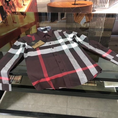 Replica Burberry Shirts Long Sleeved For Men #1009087 $64.00 USD for Wholesale