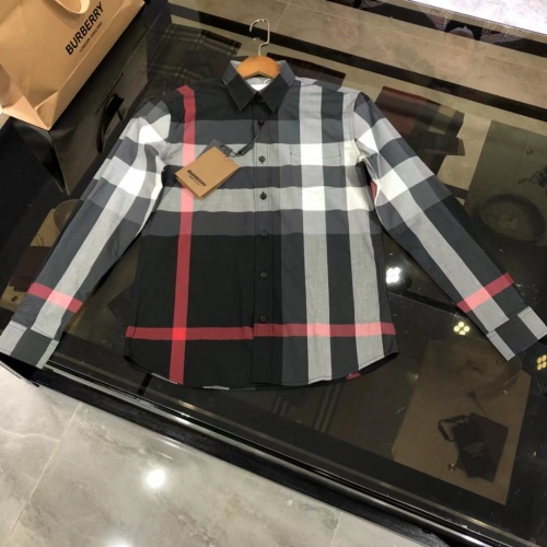 Burberry Shirts Long Sleeved For Men #1009090 $64.00 USD, Wholesale Replica Burberry Shirts