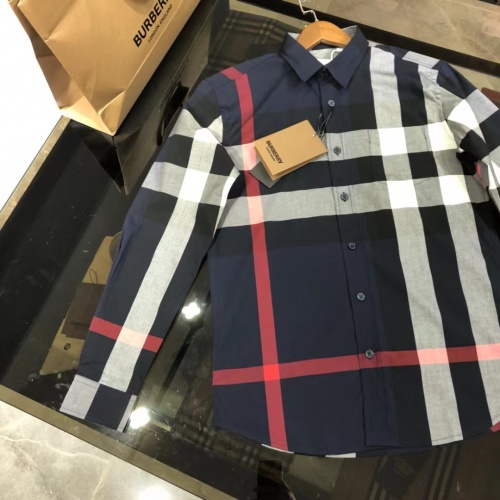Replica Burberry Shirts Long Sleeved For Men #1009091 $64.00 USD for Wholesale