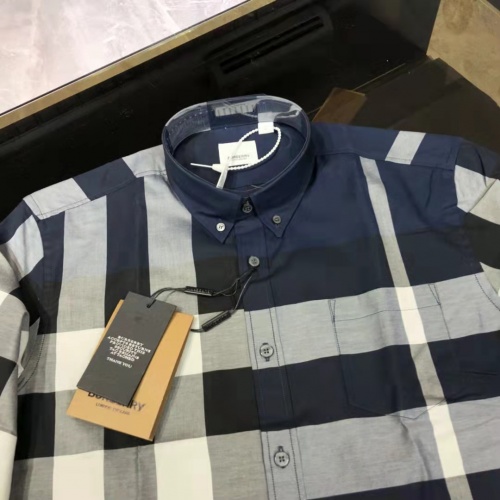 Replica Burberry Shirts Long Sleeved For Men #1009096 $64.00 USD for Wholesale