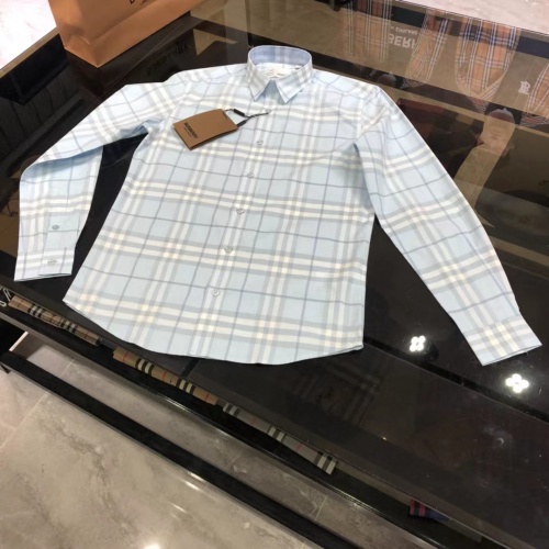 Burberry Shirts Long Sleeved For Men #1009103 $64.00 USD, Wholesale Replica Burberry Shirts