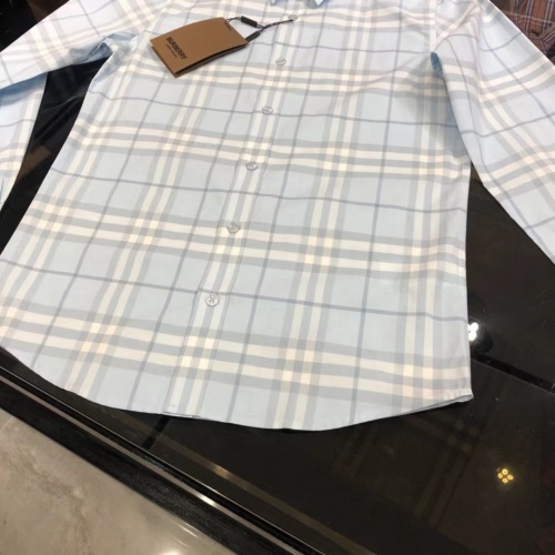 Replica Burberry Shirts Long Sleeved For Men #1009103 $64.00 USD for Wholesale