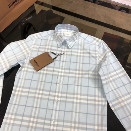 Replica Burberry Shirts Long Sleeved For Men #1009103 $64.00 USD for Wholesale