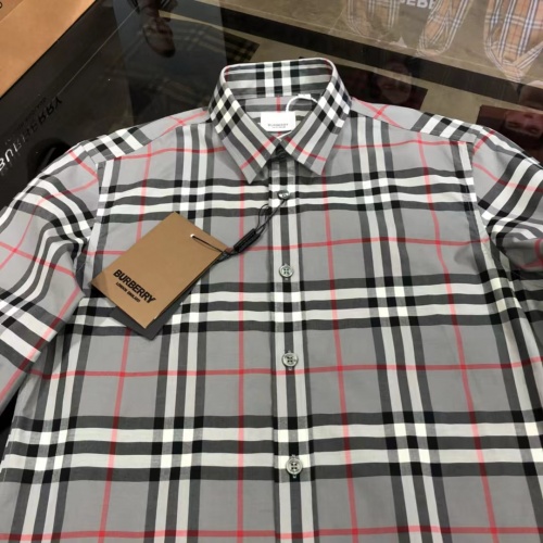 Replica Burberry Shirts Long Sleeved For Men #1009105 $64.00 USD for Wholesale
