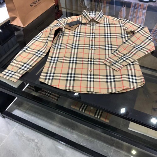 Burberry Shirts Long Sleeved For Men #1009106 $64.00 USD, Wholesale Replica Burberry Shirts