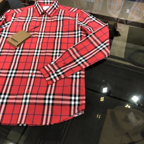 Replica Burberry Shirts Long Sleeved For Men #1009107 $64.00 USD for Wholesale