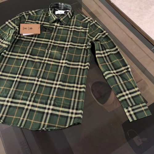 Replica Burberry Shirts Long Sleeved For Men #1009108 $64.00 USD for Wholesale
