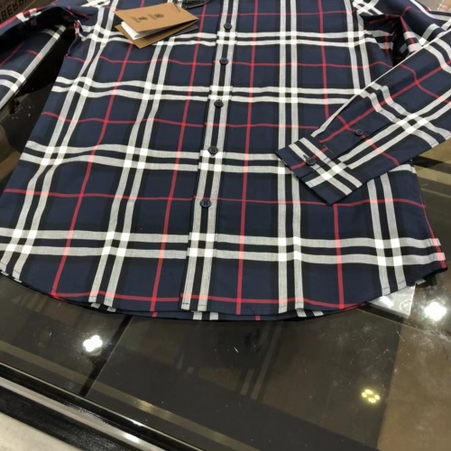 Replica Burberry Shirts Long Sleeved For Men #1009109 $64.00 USD for Wholesale
