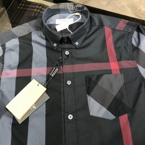 Replica Burberry Shirts Long Sleeved For Men #1009113 $64.00 USD for Wholesale