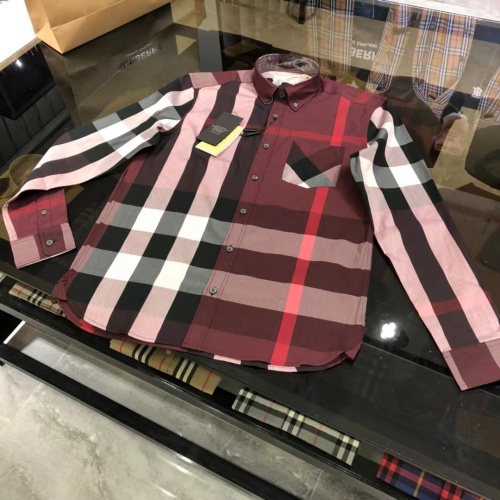 Burberry Shirts Long Sleeved For Men #1009116