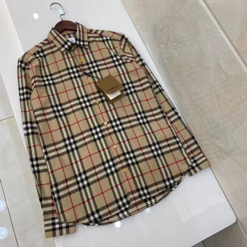 Burberry Shirts Long Sleeved For Men #1009123 $64.00 USD, Wholesale Replica Burberry Shirts